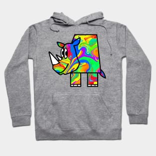 Colorful Rhino 2 Hoodie